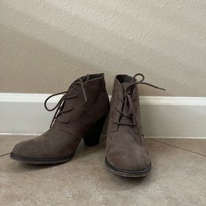 Suede booties